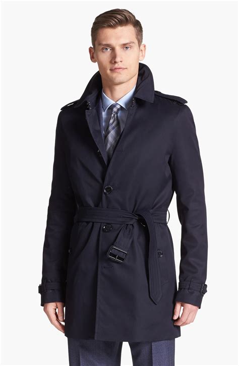 burberry mens single breasted trench coat|Burberry trench coat removable lining.